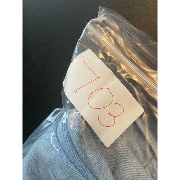 Vintage Jordache High Rise Crop Jeans Womens XXL Light Wash Blue Stretch Pockets - Picture 14 of 15